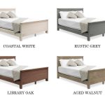 Strasburg bedframes in different finishes